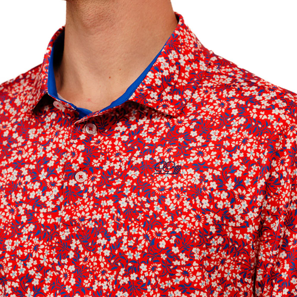 Beachside Floral Polo - Image 4