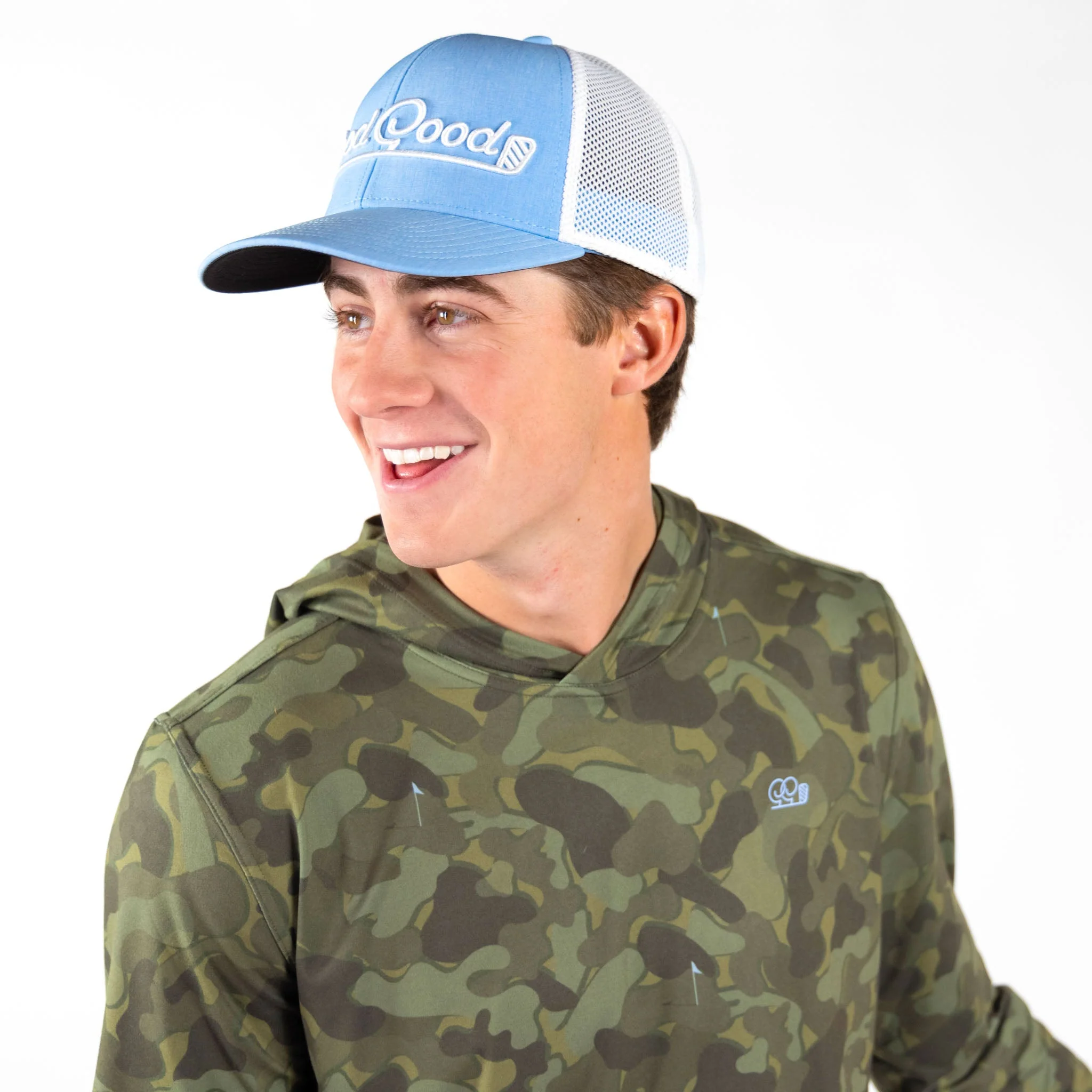 Birdie Blue Trucker Hat - Image 3