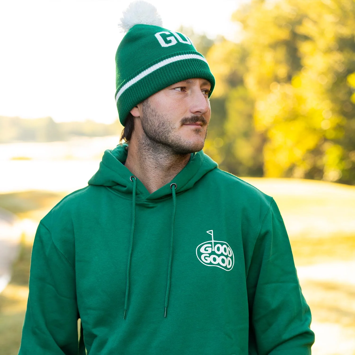 Elevated Green Beanie - Image 2