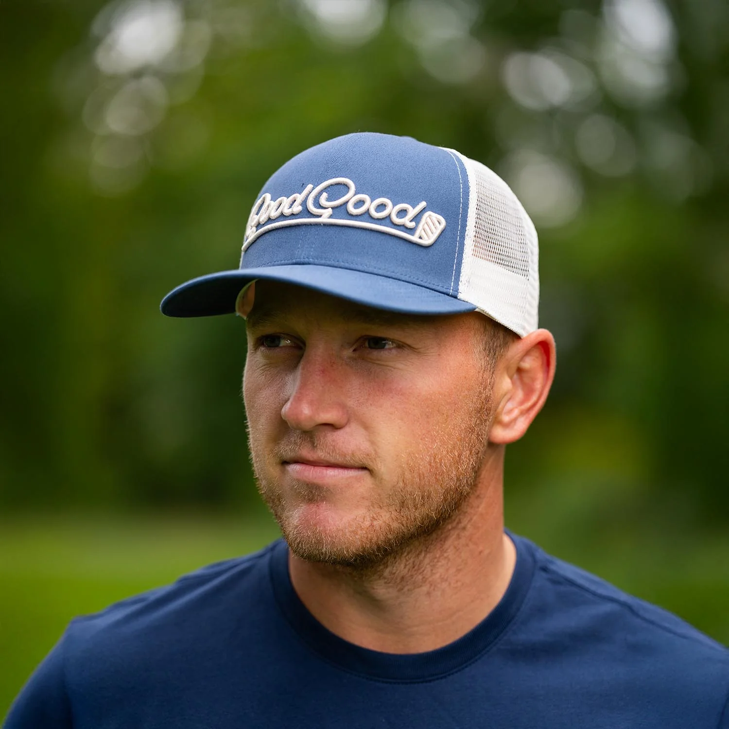Indigo Mountain Trucker Hat - Image 3